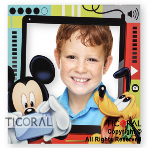 MARCO PARA FOTO ACCESORIO PARA FOTOGRAFIA MICKEY X1